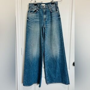 Classic Blue Wide-Leg Jeans